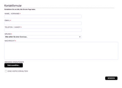 Kontaktformular